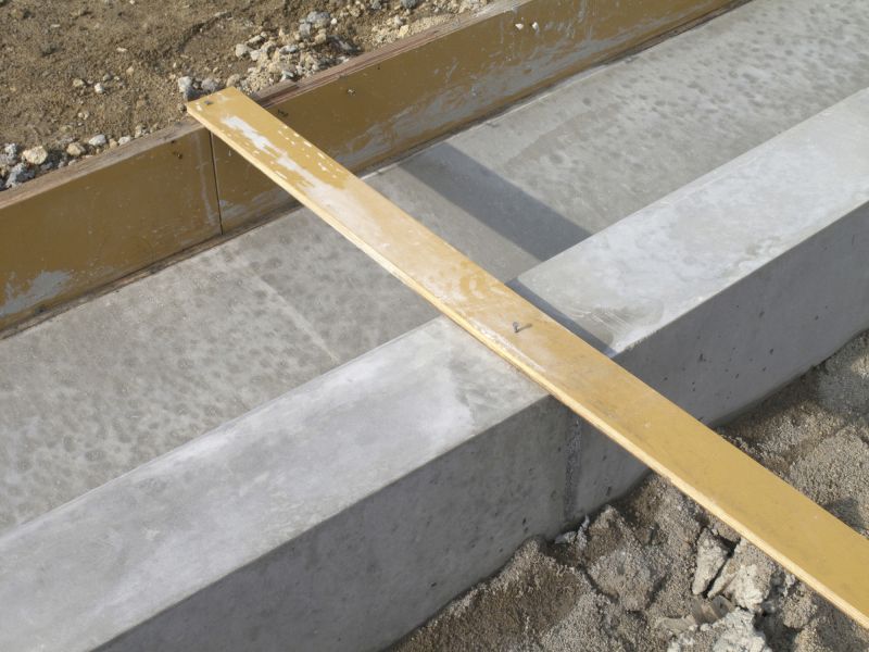 Cement Footing Installation