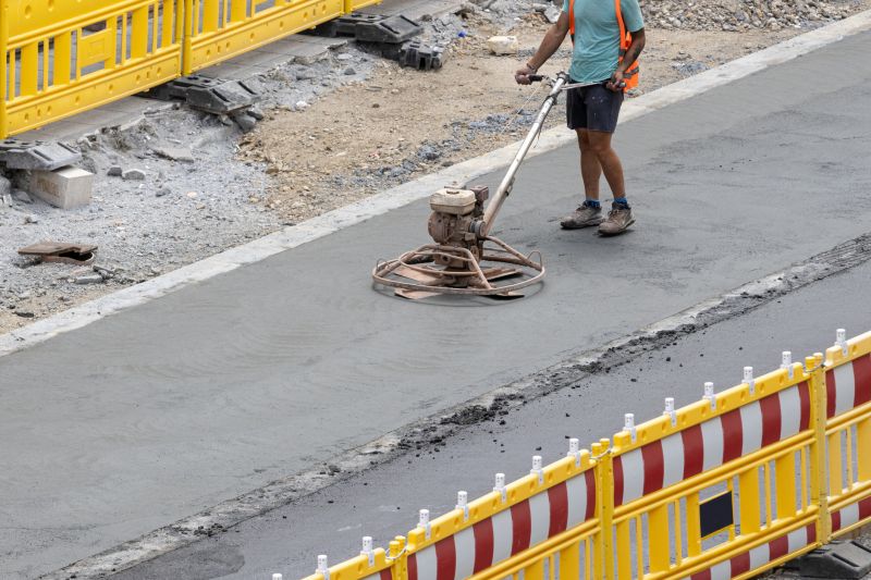 Cement Pavement Construction